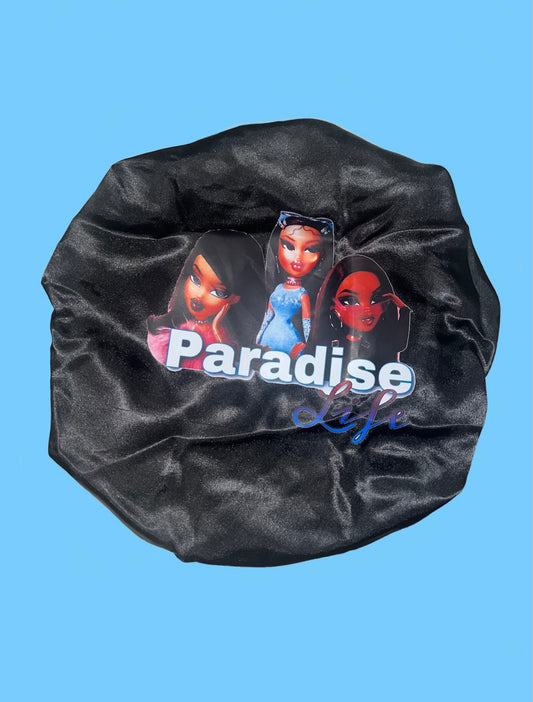 Paradise Life Silky Black Bonnet